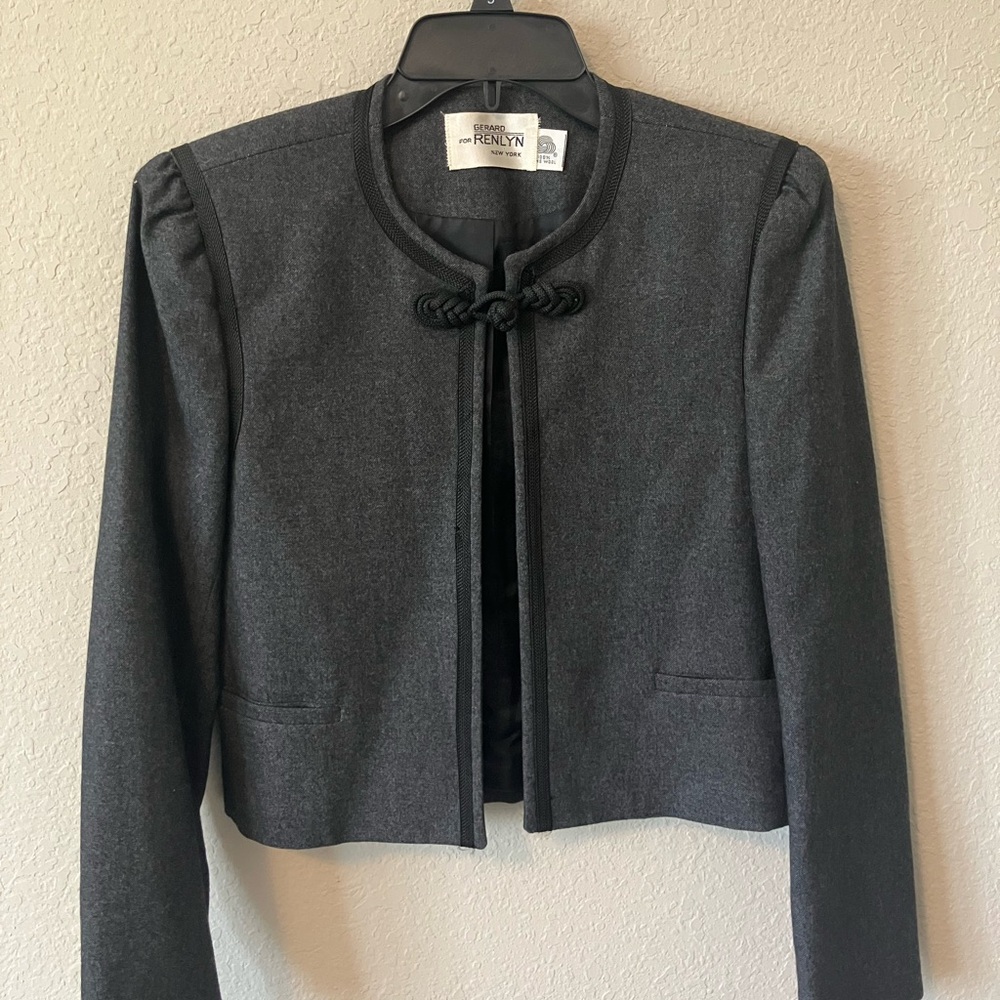 Gerard for Renlyn New York Wool Jacket Cropped Vintage Womens Size 6